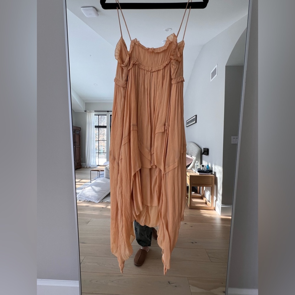 🔥NWT. ZW Collection Asymmetrical Ruffled Dress. Size M - Picture 14 of 16